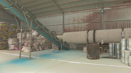 高臺(tái) 項(xiàng)目不停工 生產(chǎn)建設(shè)忙 肥料生產(chǎn)